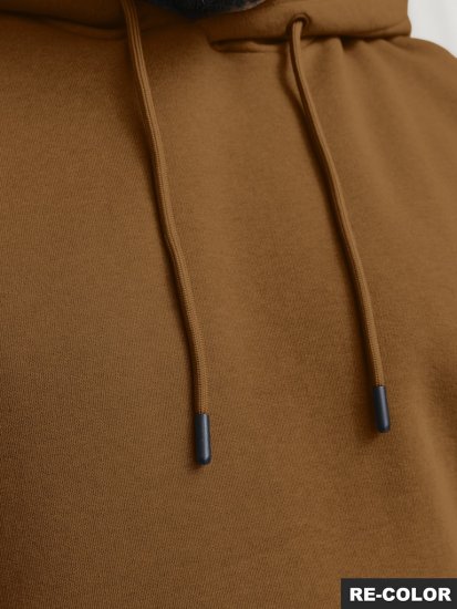 Jack & Jones BRADLEY Hoodie Brown - Herren-sweater und -hoodies - Herren-Sweater und -Hoodies in großen Größen
