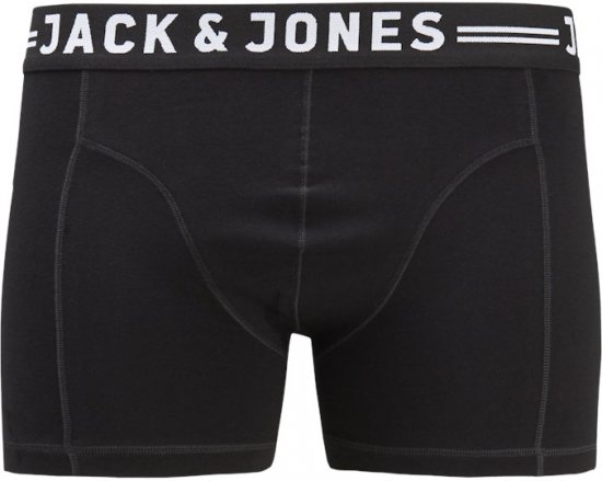 Jack & Jones SENSE Trunks 3-Pack Black - Herrenunterwäsche & bademode - Herrenunterwäsche & Bademode in großen Größen