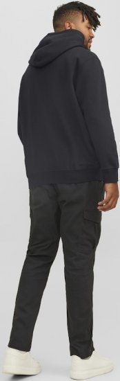 Jack & Jones STAR Hoodie Black - Herren-sweater und -hoodies - Herren-Sweater und -Hoodies in großen Größen