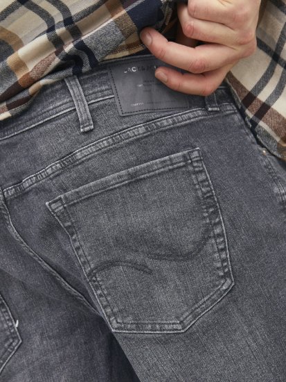 Jack & Jones MIKE ORIGINAL SQ 270 Jeans Black Denim - Herren-jeans & -hosen - Herren-Jeans & -Hosen in großen Größen