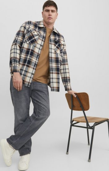 Jack & Jones MIKE ORIGINAL SQ 270 Jeans Black Denim - Herren-jeans & -hosen - Herren-Jeans & -Hosen in großen Größen