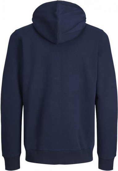 Jack & Jones BRADLEY Zip Hoodie Navy Blazer - Herren-sweater und -hoodies - Herren-Sweater und -Hoodies in großen Größen