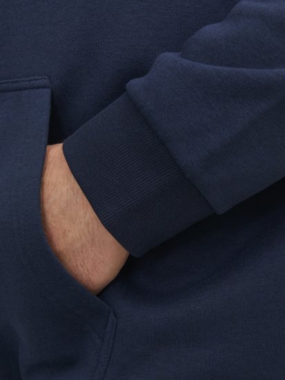 Jack & Jones BRADLEY Zip Hoodie Navy Blazer - Herren-sweater und -hoodies - Herren-Sweater und -Hoodies in großen Größen