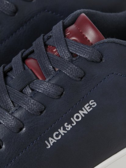 Jack & Jones Bosley Sneakers Navy Blazer/Red Dahlia - Herrenschuhe 40-52 - 