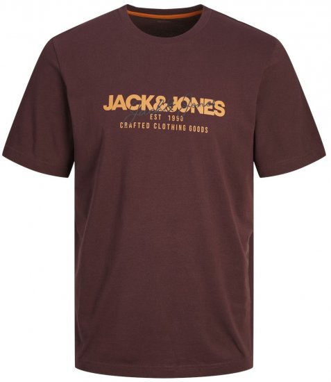 Jack & Jones JJALVIS Vineyard Wine - Herren-T-Shirts - Herren-T-Shirts in großen Größen