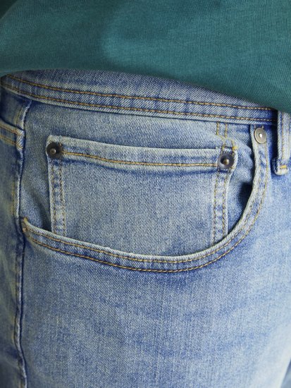 Jack & Jones GLENN ORIGINAL MF 664 Jeans Blue Denim - Herren-jeans & -hosen - Herren-Jeans & -Hosen in großen Größen
