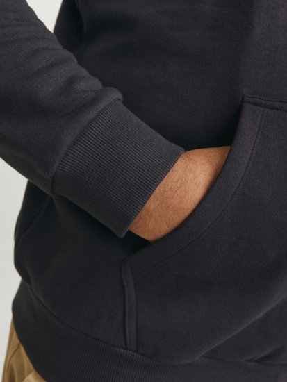 Jack & Jones CALEB Hoodie Black - Herren-sweater und -hoodies - Herren-Sweater und -Hoodies in großen Größen