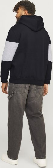 Jack & Jones LEGACY 2 Color Hoodie Black - Herren-sweater und -hoodies - Herren-Sweater und -Hoodies in großen Größen