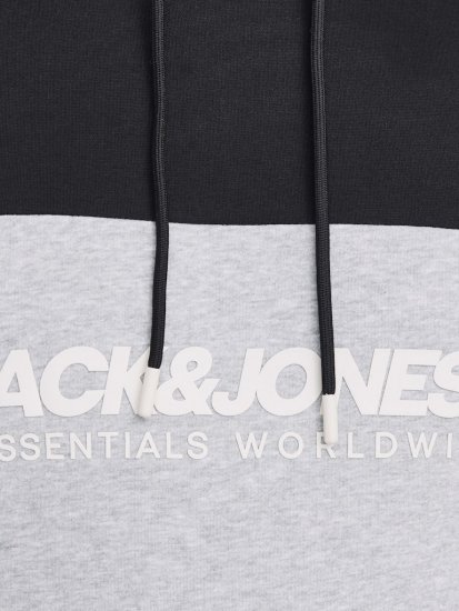 Jack & Jones LEGACY 2 Color Hoodie Black - Herren-sweater und -hoodies - Herren-Sweater und -Hoodies in großen Größen