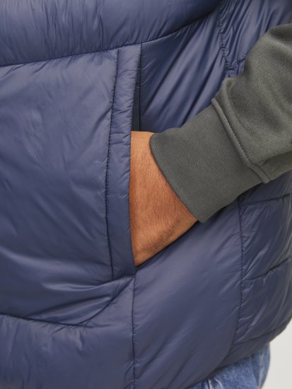 Jack & Jones SPRINT True Red Stitches BODYWARMER Navy Blazer - Herren jacken - Herren Jacken in großen Größen