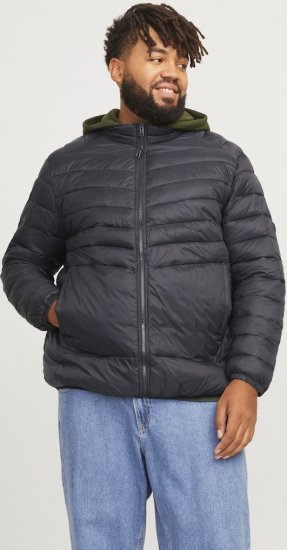 Jack & Jones SPRINT Quilted Collar Jacket Black - Herren jacken - Herren Jacken in großen Größen