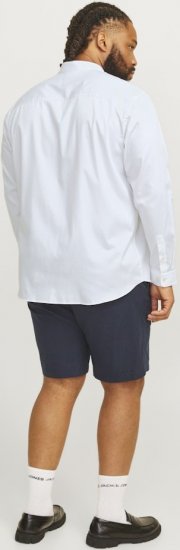 Jack & Jones ARMA LS Shirt White - Herrenhemden - Herrenhemden in großen Größen
