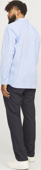 Jack & Jones ARMA LS Shirt Cashmere Blue - Herrenhemden - Herrenhemden in großen Größen