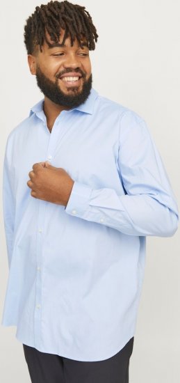 Jack & Jones ARMA LS Shirt Cashmere Blue - Herrenhemden - Herrenhemden in großen Größen