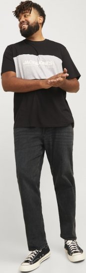 Jack & Jones GLENN ORIGINAL CB 772 Black Denim - Herren-jeans & -hosen - Herren-Jeans & -Hosen in großen Größen