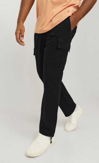 Jack & Jones JPSTKANE JJBARKLEY Cargopants Black - Herren-jeans & -hosen - Herren-Jeans & -Hosen in großen Größen