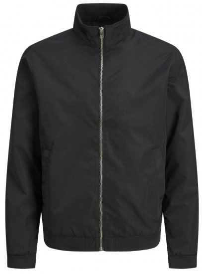 Jack & Jones JJROY HARRINGTON BOMBER Jacket Black - Herren jacken - Herren Jacken in großen Größen