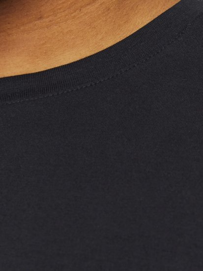 Jack & Jones CORP Logo Play 5 T-Shirt Black - Herren-T-Shirts - Herren-T-Shirts in großen Größen