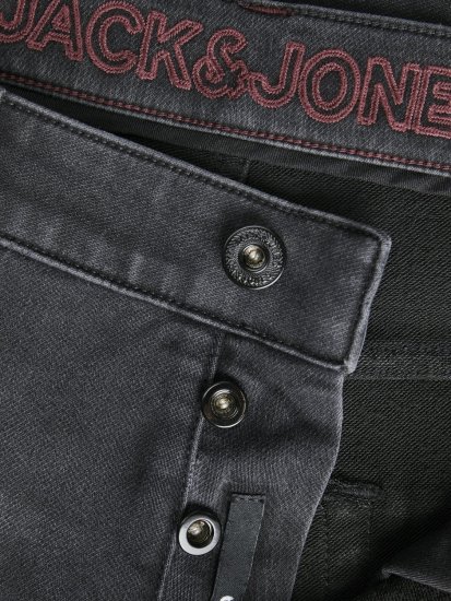 Jack & Jones JJIMIKE JJICON I.K. SQ 028 Jeans Black Denim - Herren-jeans & -hosen - Herren-Jeans & -Hosen in großen Größen