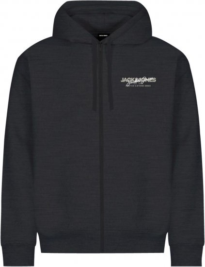 Jack & Jones ALVIS Hoodie Black - Herren-sweater und -hoodies - Herren-Sweater und -Hoodies in großen Größen