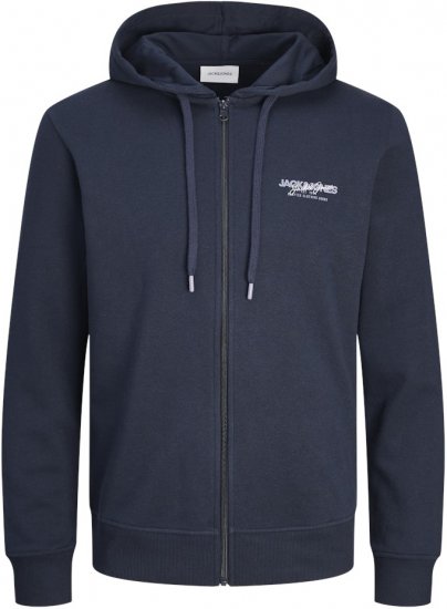 Jack & Jones ALVIS Hoodie Navy Blazer - Herren-sweater und -hoodies - Herren-Sweater und -Hoodies in großen Größen