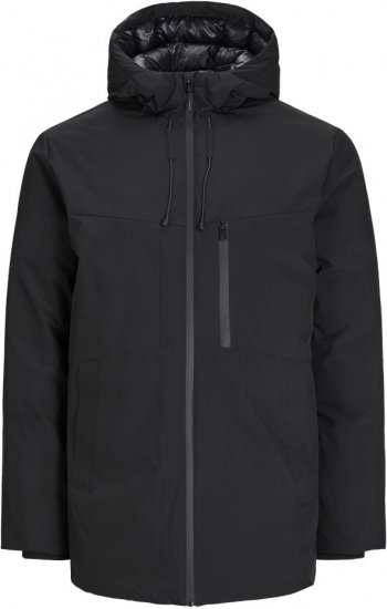 Jack & Jones PAYNE Windproof Parka Black - Herren jacken - Herren Jacken in großen Größen