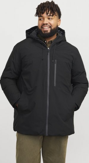 Jack & Jones PAYNE Windproof Parka Black - Herren jacken - Herren Jacken in großen Größen