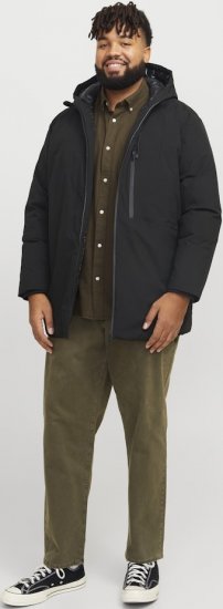 Jack & Jones PAYNE Windproof Parka Black - Herren jacken - Herren Jacken in großen Größen