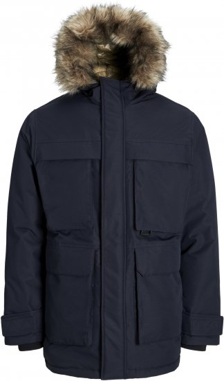 Jack & Jones STAR Parka Dark Navy - Herren jacken - Herren Jacken in großen Größen