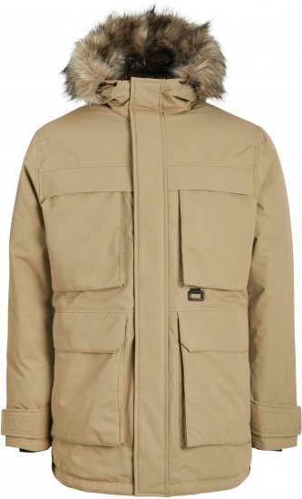 Jack & Jones STAR Parka Beige - Herren jacken - Herren Jacken in großen Größen
