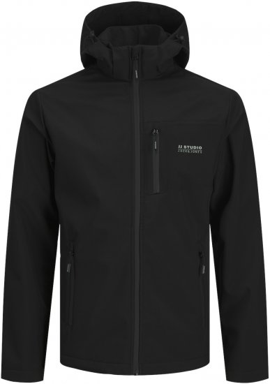 Jack & Jones JJTAYLOR Softshell Jacket Black - Herren jacken - Herren Jacken in großen Größen