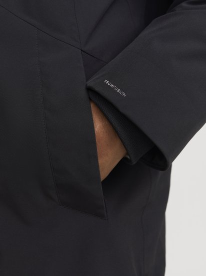 Jack & Jones KEEN Windproof Parka Black - Herren jacken - Herren Jacken in großen Größen