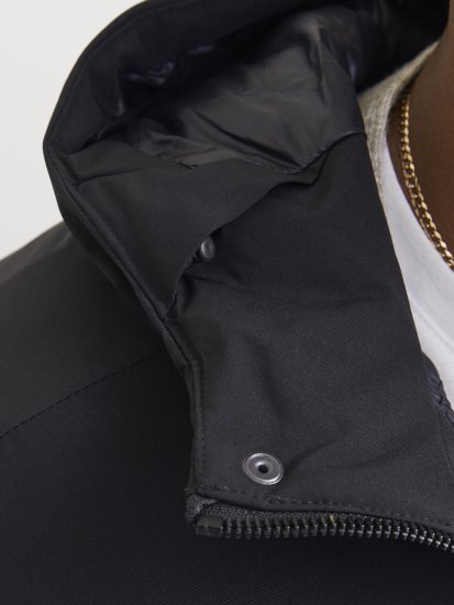 Jack & Jones KEEN Windproof Parka Black - Herren jacken - Herren Jacken in großen Größen