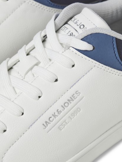 Jack & Jones Jordan Sneakers Bright White/NAVY BLAZER - Herrenschuhe 40-52 - 