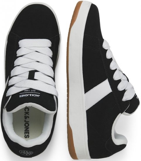 Jack & Jones Miles SYN Suede Sneakers Black - Herrenschuhe 40-52 - 