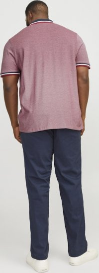 Jack & Jones PAULOS Short Sleeve Polo Rio Red/PS - Polo-shirts für herren - Polo-Shirts für Herren in großen Größen