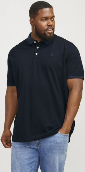 Jack & Jones PAULOS Short Sleeve Polo Dark Navy/PS - Polo-shirts für herren - Polo-Shirts für Herren in großen Größen
