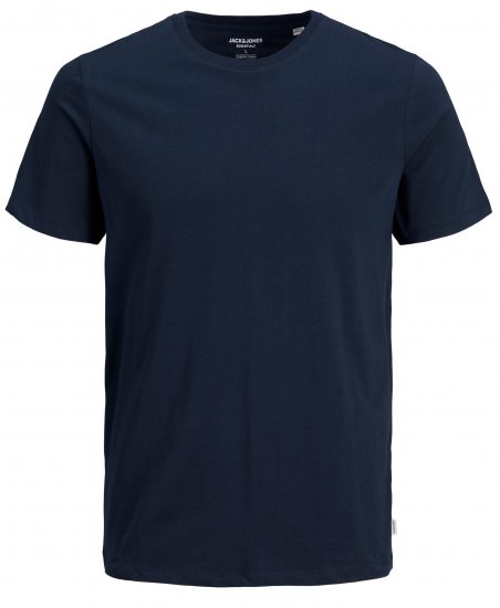 Jack & Jones Organic Basic T-shirt Navy Blazer - Herren-T-Shirts - Herren-T-Shirts in großen Größen