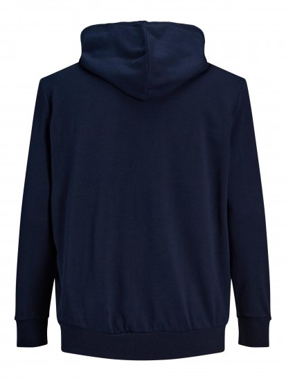 Jack & Jones Basic Sweat Zip Hood Navy Blazer - Herren-sweater und -hoodies - Herren-Sweater und -Hoodies in großen Größen