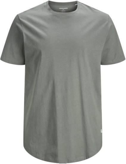 Jack & Jones NOA Crew Neck T-Shirt Grey - Herren-T-Shirts - Herren-T-Shirts in großen Größen