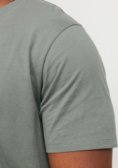 Jack & Jones NOA Crew Neck T-Shirt Grey - Herren-T-Shirts - Herren-T-Shirts in großen Größen