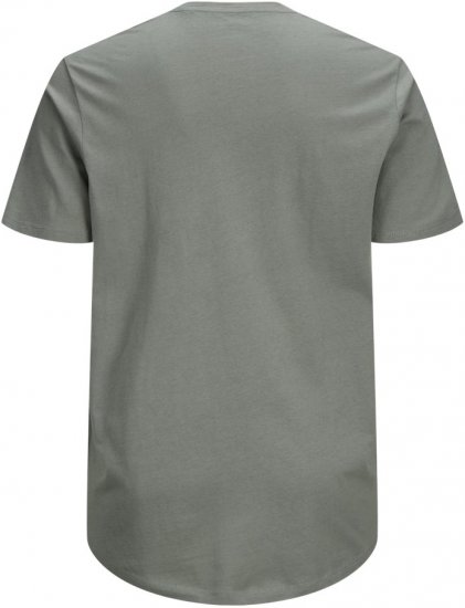 Jack & Jones NOA Crew Neck T-Shirt Grey - Herren-T-Shirts - Herren-T-Shirts in großen Größen