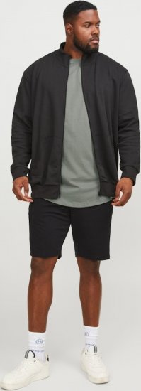 Jack & Jones NOA Crew Neck T-Shirt Grey - Herren-T-Shirts - Herren-T-Shirts in großen Größen