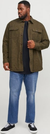 Jack & Jones NOA Crew Neck T-Shirt Navy Blazer - Herren-T-Shirts - Herren-T-Shirts in großen Größen
