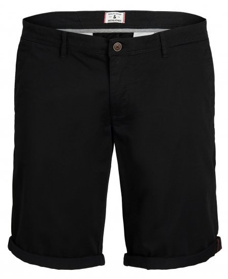 Jack & Jones JPSTBOWIE Chino Shorts Black - Herrenshorts in großen Größen - Herrenshorts in großen Größen