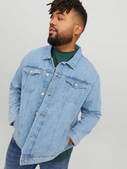 Jack & Jones JJIJEAN Denim jacket Blue Denim - Herren jacken - Herren Jacken in großen Größen