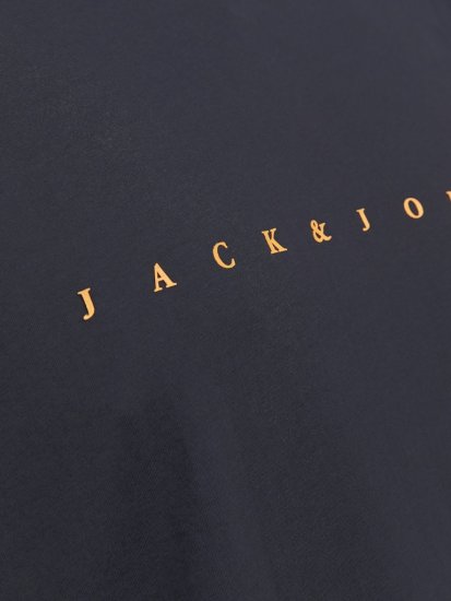 Jack & Jones STAR T-Shirt Dark Navy - Herren-T-Shirts - Herren-T-Shirts in großen Größen