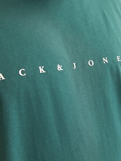 Jack & Jones STAR T-Shirt Deep Teal - Herren-T-Shirts - Herren-T-Shirts in großen Größen