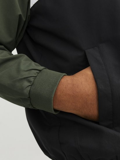 Jack & Jones RUSH Bomber Jacket with Hood Green - Herren jacken - Herren Jacken in großen Größen