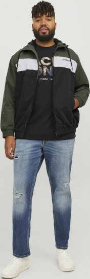 Jack & Jones RUSH Bomber Jacket with Hood Green - Herren jacken - Herren Jacken in großen Größen